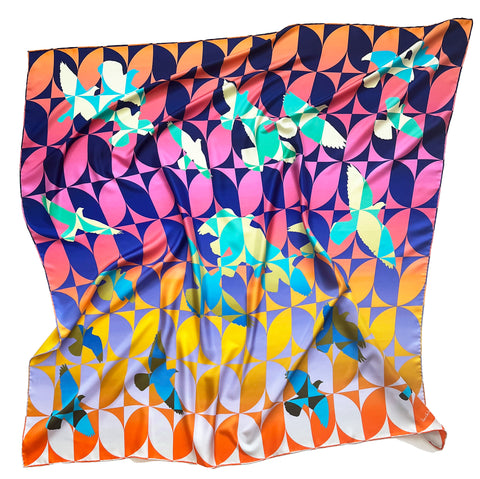 Silk Scarf Pieces of Peace