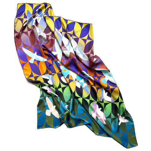 Silk Scarf Pieces of Peace