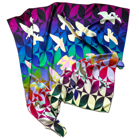 Silk Scarf Pieces of Peace