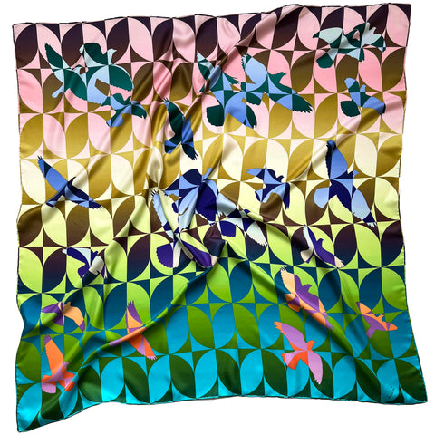 Silk Scarf Pieces of Peace