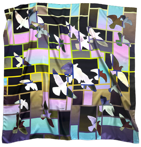 Silk Scarf Pieces of Peace