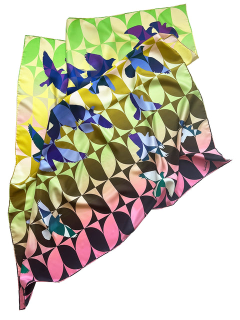 Silk Scarf Pieces of Peace